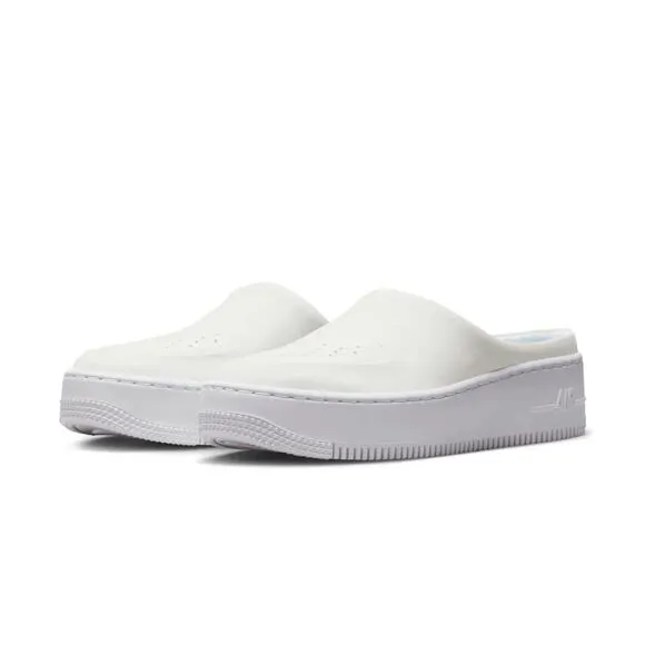 Nike Womens Air Force 1 Lover XX Slip-On Mule Shoes Ivory Soft Suede Sz 9.5 NWOB