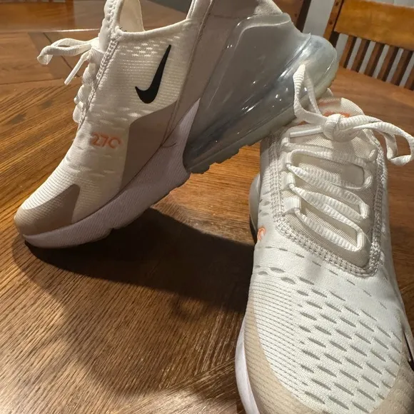 Nike Women's Athletic Shoes - White and Tan
