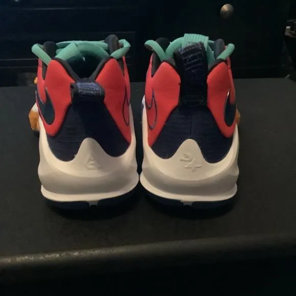 Nike Zoom Freak 3 AntetokounBros Red Blue Teal Yellow Basketball YTH 5.5 /WMNS 7