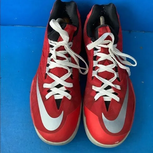 NIKE ZOOM RUN THE ONE 653636-600 Red / Wolf Grey-Black MEN SHOES SIZE 10.5