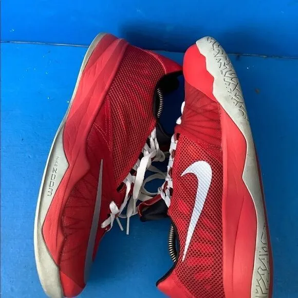NIKE ZOOM RUN THE ONE 653636-600 Red / Wolf Grey-Black MEN SHOES SIZE 10.5