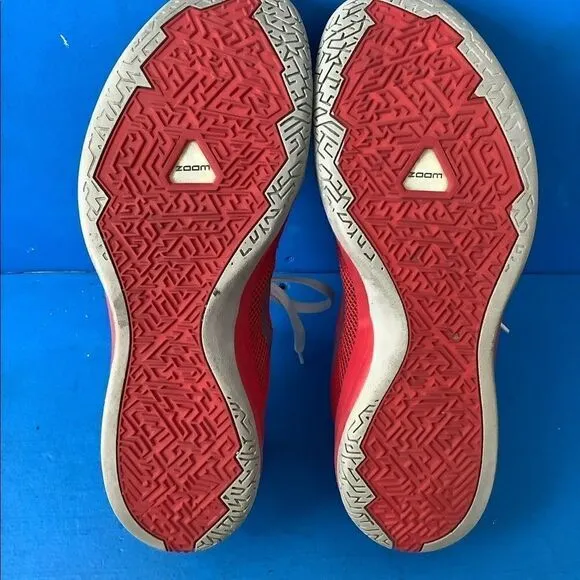 NIKE ZOOM RUN THE ONE 653636-600 Red / Wolf Grey-Black MEN SHOES SIZE 10.5