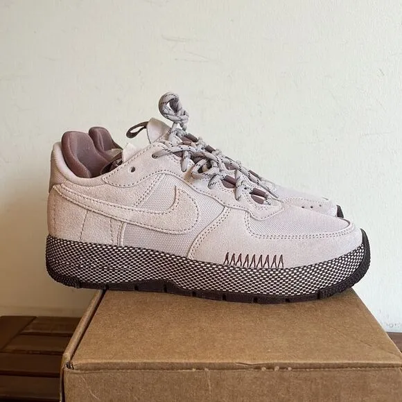 Nike Air Force 1 Wild Platinum Violet USA Women Size 7/UK 4.5/EU 38(FB2348-003)