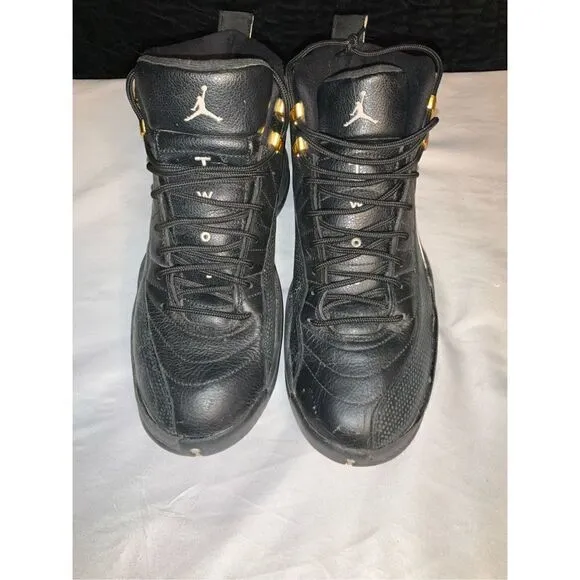 Nike Air Jordan 12 XII The Master Size 10 Black Metallic Gold