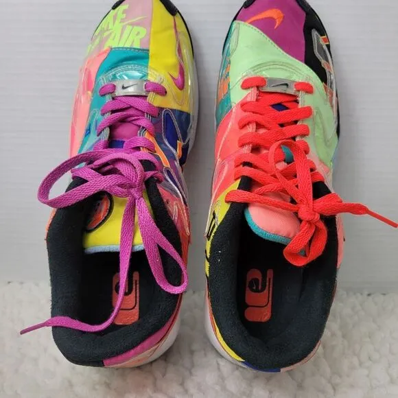 Nike Air Max 2 Light QS 'Logos'× Atmos  Mens Size 11 MultiColor BV7406-001 Sole