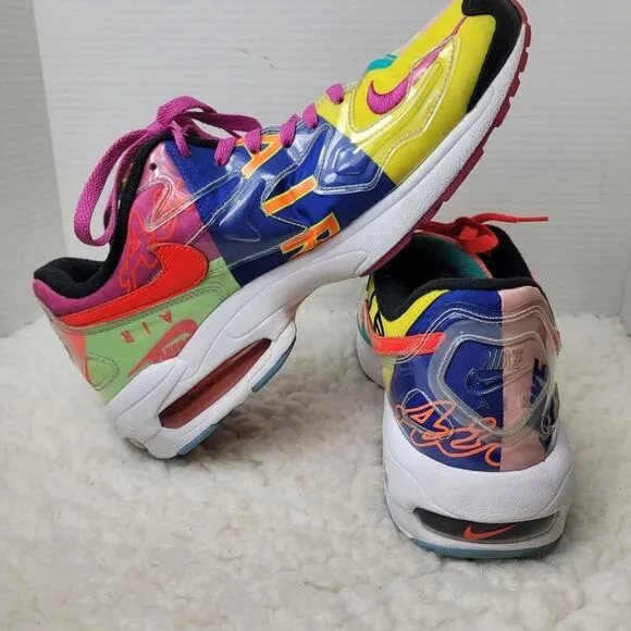 Nike Air Max 2 Light QS 'Logos'× Atmos  Mens Size 11 MultiColor BV7406-001 Sole