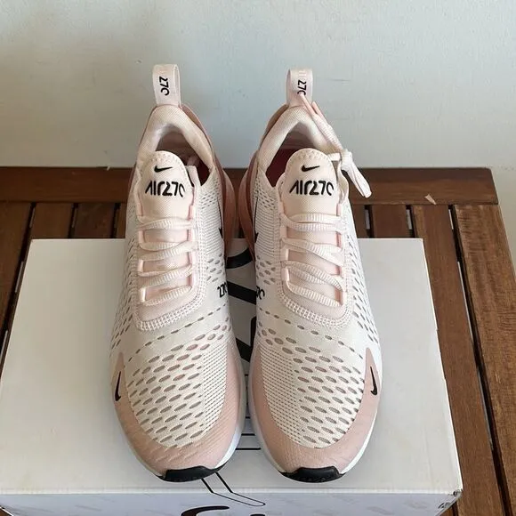 Nike Air Max 270 Light Soft Pink USA Women Size 7/UK 4.5/EU 38(AH6789-604)