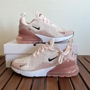 Nike Air Max 270 Light Soft Pink USA Women Size 7/UK 4.5/EU 38(AH6789-604)