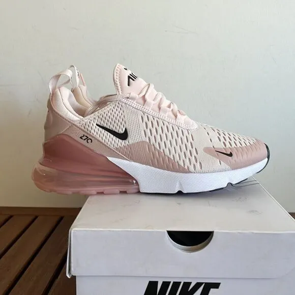 Nike Air Max 270 Light Soft Pink USA Women Size 7/UK 4.5/EU 38(AH6789-604)