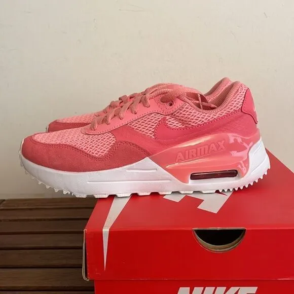 Nike Air Max System Coral Chalk USA Women Size 6.5/UK 4/EU 37.5(DM9538-601)