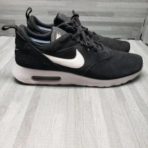 Nike air max tavas black suede shoes