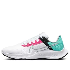 Nike Air Zoom Pegasus 38 CW7356-102 Men White/Wolf Grey/Pink Sneaker Shoes CG891
