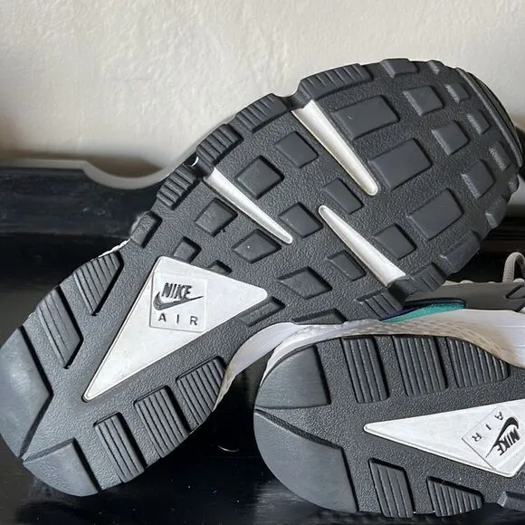 Nike Air Huarache Gray/aqua [634835-008] Women Sneakers