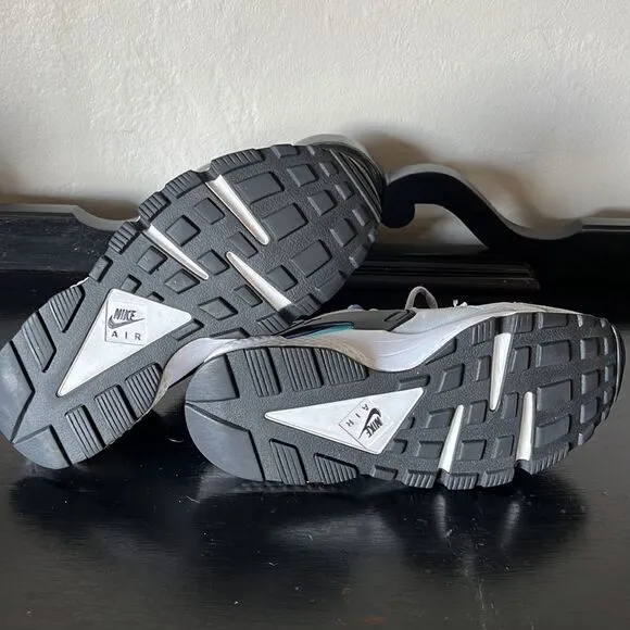 Nike Air Huarache Gray/aqua [634835-008] Women Sneakers