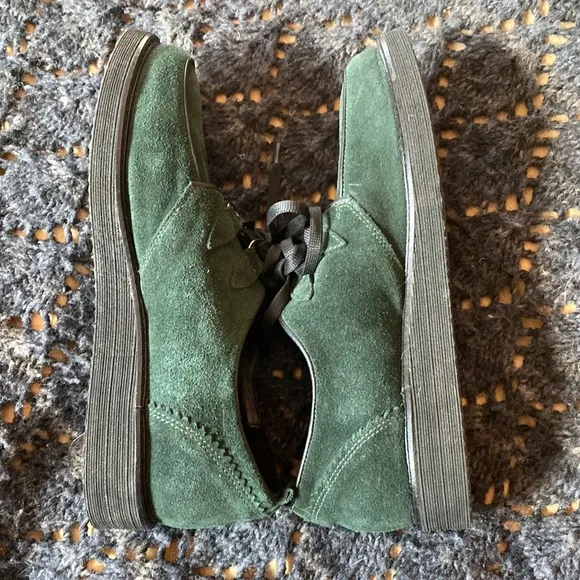 Nila&amp;Nila green suede shoes size 38/ 7.5