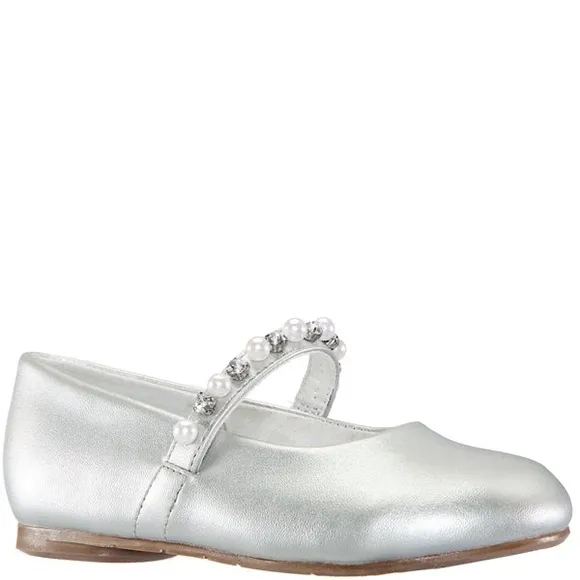 Nina Nataly Toddler Silver‎ Soft Nappa