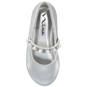 Nina Nataly Toddler Silver‎ Soft Nappa