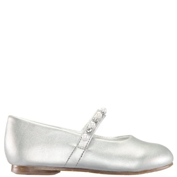 Nina Nataly Toddler Silver‎ Soft Nappa