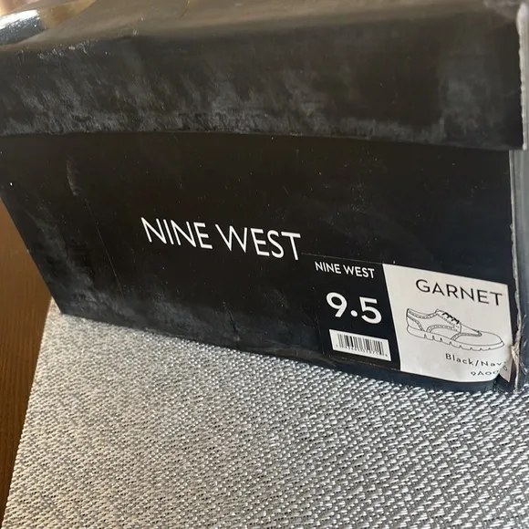 Nine West Men's Garnet Oxford Shoe Men's Shoes 9.5 NWT Black