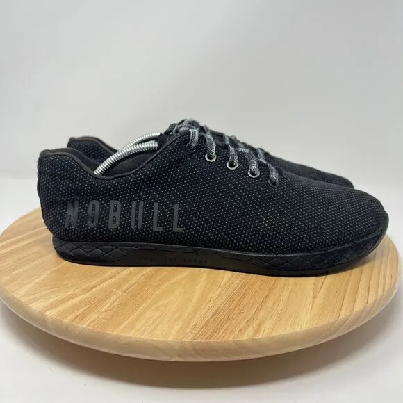 No Bull Superfabric Trainer Mens 11.5 Women Size 13 Triple Black Weight Shoes