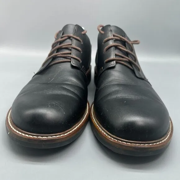 Noat Chief Oxford Mens 13 Black Walnut Leather Dress Shoe Lace-Up Casual Comfort