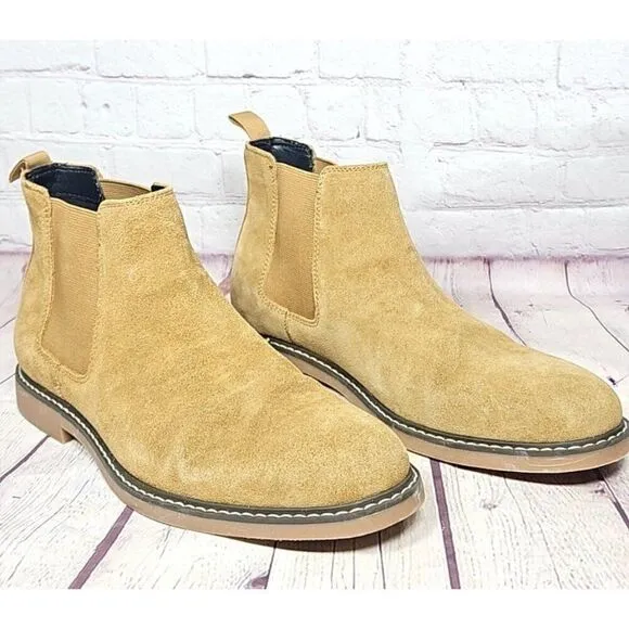 Nordstrom Leather Suede Ankle Boots Shoes Men's Size 9.5