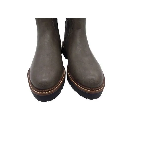 Nordstrom Rack Mara Toll Lug Sole Boot,  Granite Gray, Size 6, M