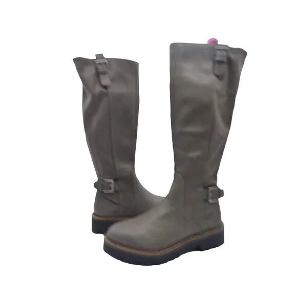 Nordstrom Rack Mara Toll Lug Sole Boot,  Granite Gray, Size 6, M