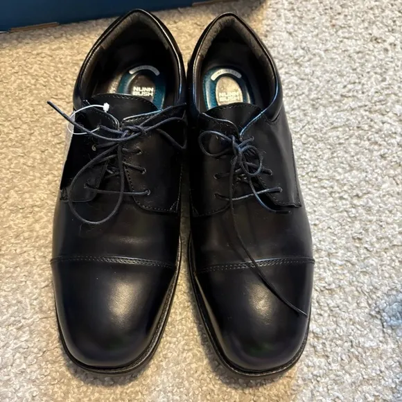 Nunn Bush Comfort Gel Dress Shoes 10 1/2 Wide Black NEW Men’s Oxford
