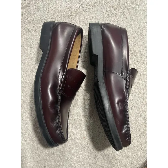 Nunn Bush Dress Shoes Men's Size 11.5m Brown Loafers Leather 84109-601 Slip On