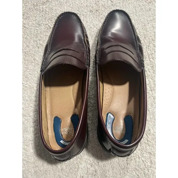 Nunn Bush Dress Shoes Men's Size 11.5m Brown Loafers Leather 84109-601 Slip On