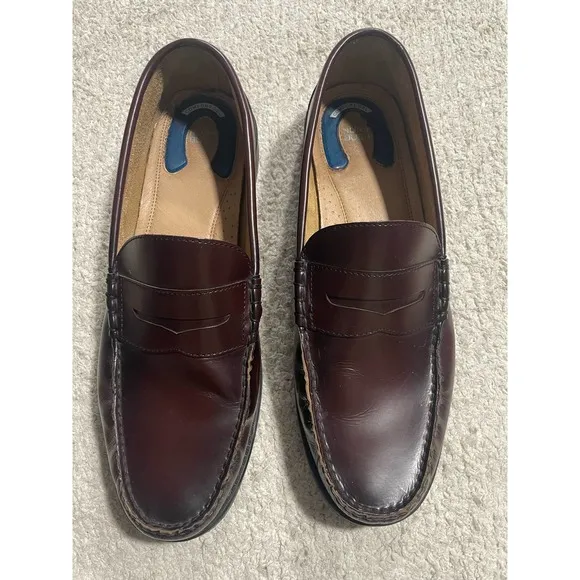 Nunn Bush Dress Shoes Men's Size 11.5m Brown Loafers Leather 84109-601 Slip On