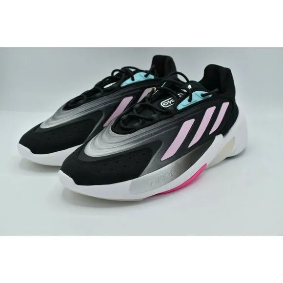 NWB Adidas Womens Size 8.5 Ozelia W Core Black Pink Cloud White Shoes H04266