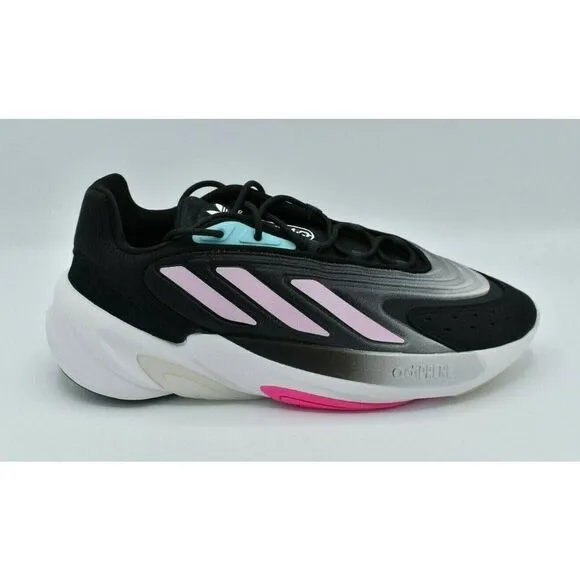 NWB Adidas Womens Size 8.5 Ozelia W Core Black Pink Cloud White Shoes H04266