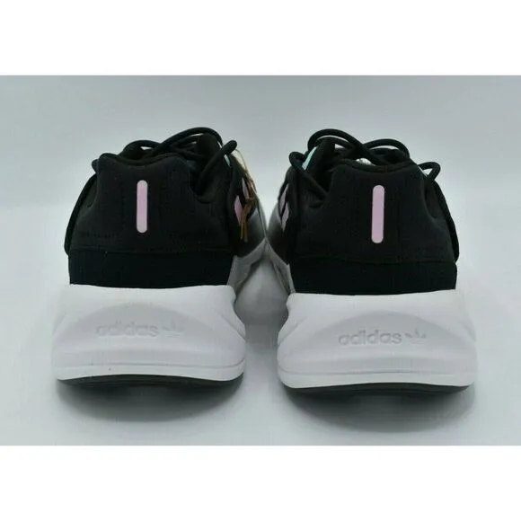 NWB Adidas Womens Size 8.5 Ozelia W Core Black Pink Cloud White Shoes H04266