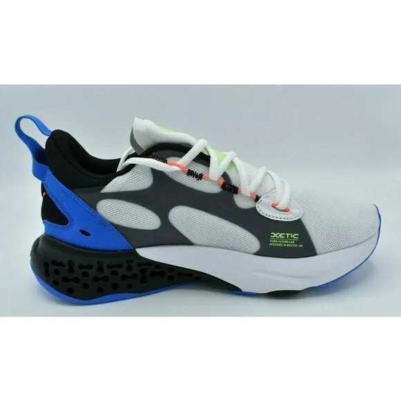 NWB Puma Mens Size 10 Xetic Halflife White Black Blue Sneakers Shoes 195196 02