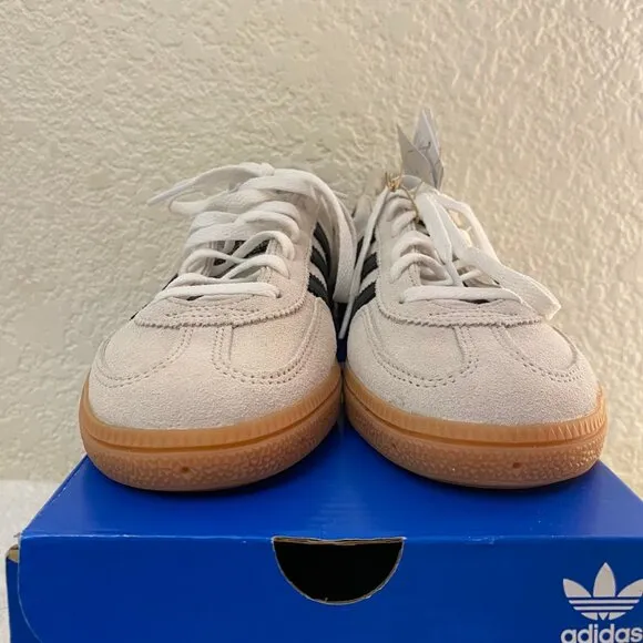 NWB Women Adidas Spezial Beige 100% Suede Athletic Sneakers Shoes Size 6.5-7