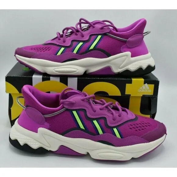 NWB Adidas Originals Womens Size 10 Ozweego W Vivid Pink Sneakers Shoes EH1197