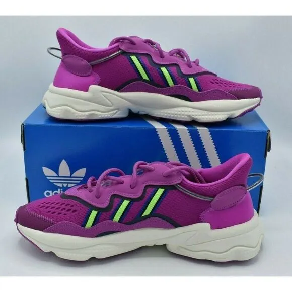 NWB Adidas Originals Womens Size 8 Ozweego W Vivid Pink Sneakers Shoes EH1197