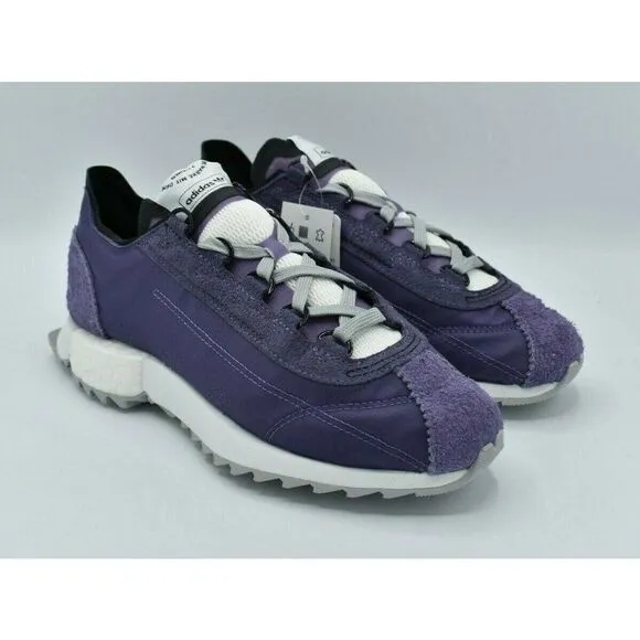 NWB Adidas Originals Womens Size 8 SL 7600 W Purple Black White Shoes EG6815