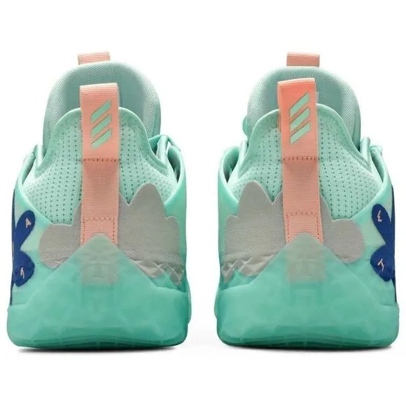 NWB Adidas Women SZ 19 Harden Vol. 5 Futurenatural Clear Mint Crew Yellow Shoes