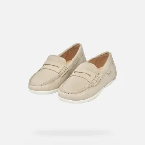 NWOB GEOX Junior New Fast boy suede loafers size 31/ US size 13