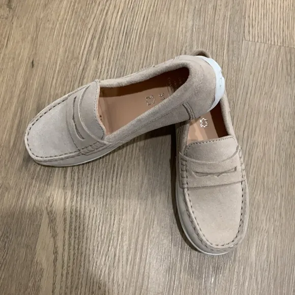 NWOB GEOX Junior New Fast boy suede loafers size 31/ US size 13