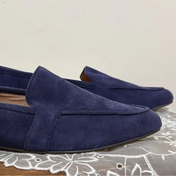 NWOT Corso Como Jatiba Blue Suede Leather Loafer Shoes