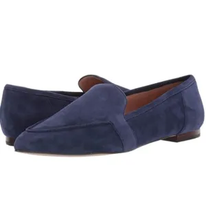 NWOT Corso Como Jatiba Blue Suede Leather Loafer Shoes