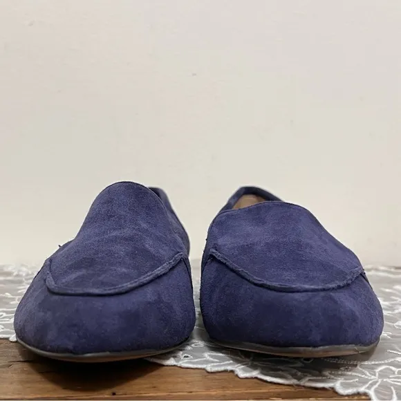 NWOT Corso Como Jatiba Blue Suede Leather Loafer Shoes
