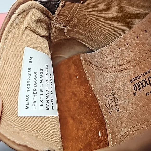 NWOT Florsheim Hamptons Venetian Loafers Shoes Ortholite Moc Toe Leather Brown 8
