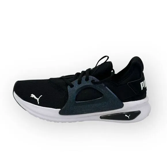 NWOT Puma Softride Enzo Nova Shine Running 377917 01 Shoes Black/White Women 8.5