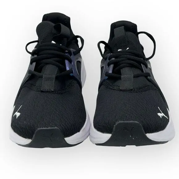NWOT Puma Softride Enzo Nova Shine Running 377917 01 Shoes Black/White Women 8.5