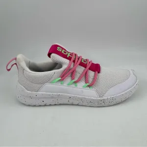 NWT! 👞 Adidas Girl’s Lite Racer Adapt 5.0 White Pink Running Shoes - Size 6